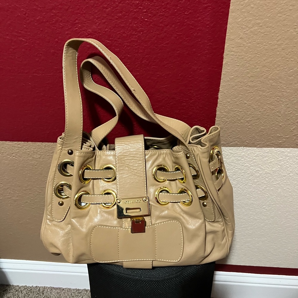 Jimmy Choo vintage tan bag. Not sold anymore.